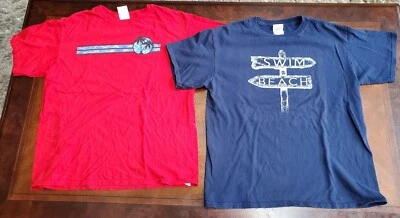 Lote de camisetas Delta Pro Weight Youth XL manga corta (2) playa Foto 1 de 4