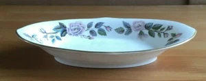 ROYAL WORCESTER JUNE GARLAND DESIGN - FINE BONE CHINA PICKLE DISH - Picture 1 of 4