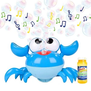 Maxx Bubbles Dancing Crab Bubble Machine with Music and Bubble Solution - Picture 1 of 6