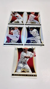 Panini Select Baseball Card Lot Of 5 Dustin Pedroia Paul Goldschmidt & More 2013 - Picture 1 of 13