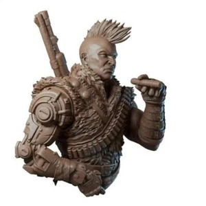 1/10 BUST Resin Cyberpunk Model Kit Mercenary Wanderer Unpainted - Photo 1 sur 1