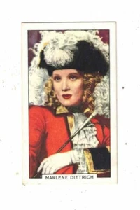 Gallaher Cigarette Card Portraits of Famous Stars 1935 No. 28 - Marlene Dietrich - Bild 1 von 2