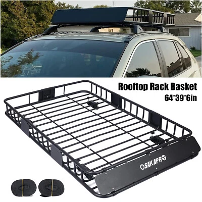 64 x 39 x 6 дюймов для Mazda багажник на крыше багажник корзина багажник держатель стойка - Изображение 1 из 4