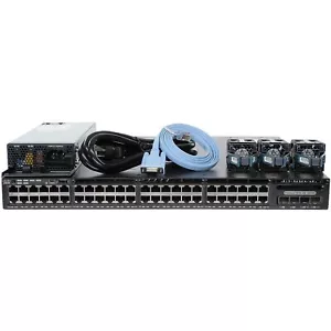 Cisco Catalyst WS-C3650-48TD-S 48P 1GbE 2P SFP+/SFP Switch - Picture 1 of 5