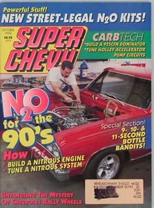 October 1992 Super Chevy Magazine Fran Kachaturian & Chevelle El Camino Cover - Picture 1 of 2