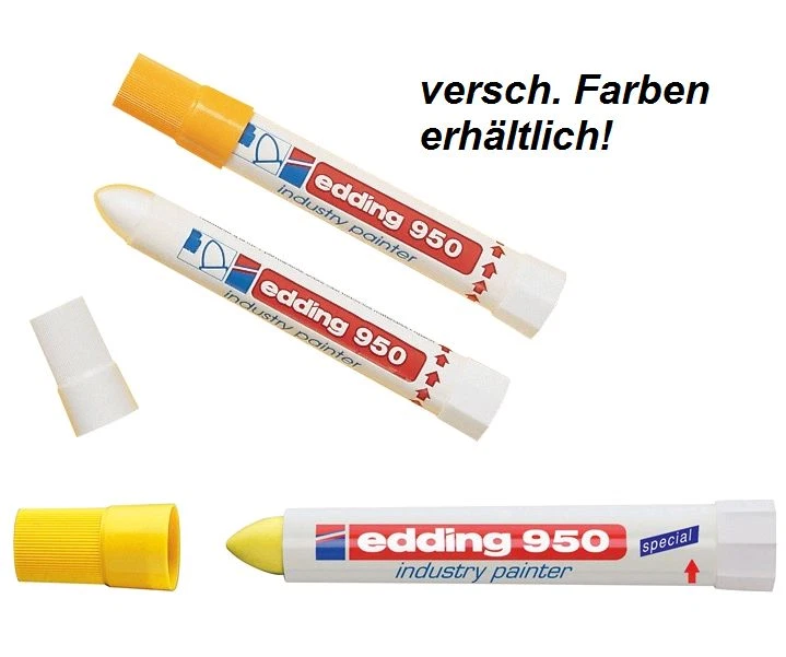 EDDING 10 x Pastenmarker edding 950 permanent Rundspitze Strichbreite ca. 10 mm  - Bild 1 von 1