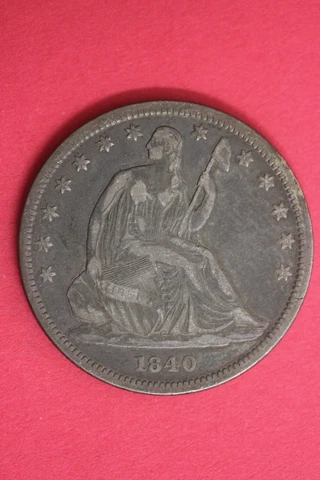 1840 P Seated Liberty Half Dollar Exact Coin Shown Flat Rate Shipping OCE 74 Cover
