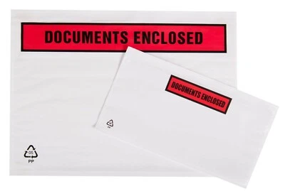 Document Enclosed Wallets Envelopes Plain & Printed A7 A6 A5 A4 DL BEST QUALITY - Image 1 of 4