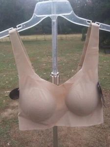 BALI 2XL Bra Beige Cool Comfort Fabric DF3496 Wireless Convertible Straps NWT~D4 - Picture 1 of 8