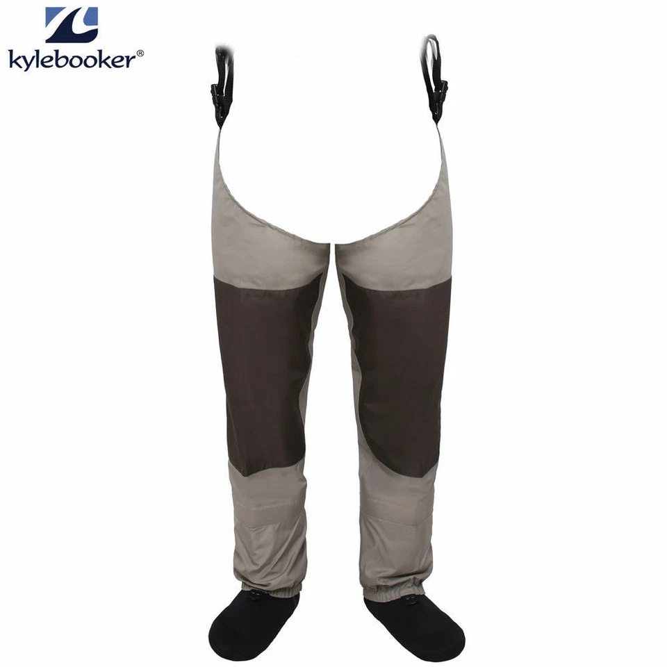 Fishing Waders Waterproof Leg Waders Pants Stockingfoot Hip Wader Thigh Waders - Image 1 of 4