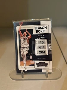 2021-22 Panini Contenders #68 Nikola Jokic SEASON TICKET - Picture 1 of 2