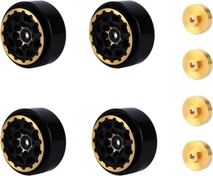 RCAWD Full Brass Weight Beadlock Wheel Rim 1.2 inch for 1/24 Axial SCX24  - Picture 1 of 7