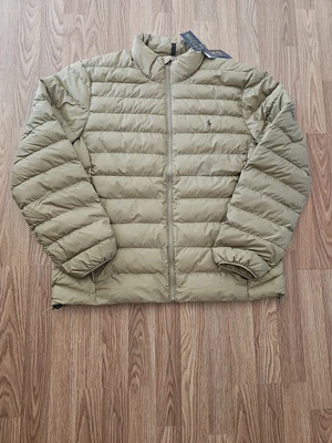 Polo Ralph Lauren The Colden Packable Jacke соломенный хаки пуховик размер XXL новый с Ярлыками - Изображение 1 из 4