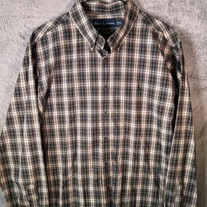 Camisa Ralph Lauren Manga Larga Abotonada, Cuadros, Algodón, Hombre Talla XL Personalizada - Imagen 1 de 7