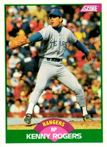 1989 Score Rookie & Traded #107T Kenny Rogers - Picture 1 of 2