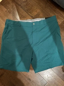 Neu Walter Hagen Golfshorts Herren 42 Performance 11 Clubhouse türkis flache Vorderseite - Bild 1 von 5