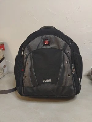 Swiss Gear Uline 16" Laptop Backpack Wenger Synergy - Black/Gray - - Image 1 of 4