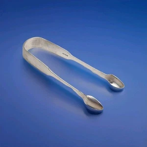 Antique Sterling Silver Sugar Tongs by William Welch II Exeter 1825 - Picture 1 of 11