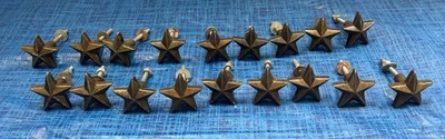 18 perillas de puerta de gabinete tirador de cajón estrella rústica estilo antiguo occidental con tornillos Foto 1 de 4