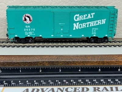 GREAT NORTHERN AUQA - " Small ROCKY Logo " 40ft 12 PANEL BOX CAR HO Scale NEW - Image 1 of 4