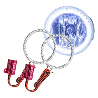 LED Fog Lights Halo Ring Lights White For 2008 Ford Explorer Sport Trac - Imagem 1 de 4