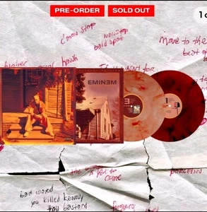 The Marshall Mathers LP 25th Anniversary Edition 2x Marble Vinyl - PRESALE RARE - Picture 1 of 4