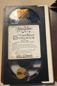 Very Rare The Care Bears Storybook #133 For Betamax System Previous Rental - Picture 1 of 2