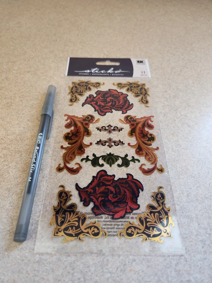 Sticker~Elegant Flourishes~Shiny Stickers - Image 1 of 1