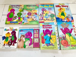 Vintage Barney Kids Board Books Lot of 18 Barney's Book Dinosaur BJ Baby Bop - Bild 1 von 11