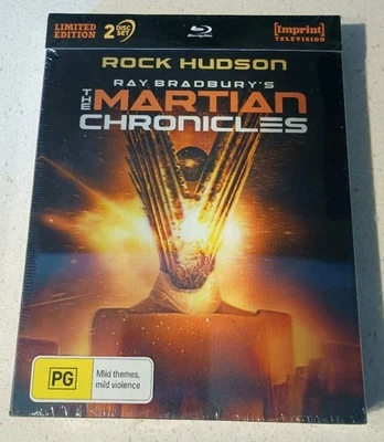 The Martian Chronicles Blu Ray Region B New  Limited Edition Imprint Lenticular  - image 1 of 2