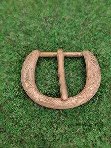  Vintage handgravierte Sterling Silber Mexiko 214 Gürtelschnalle Damen 21 g - Bild 1 von 14