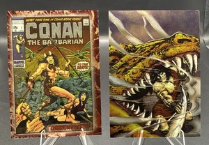 1996 Conan the Marvel Years Chromium Complete Set 1-90 Comic Images + Promo - Picture 1 of 9