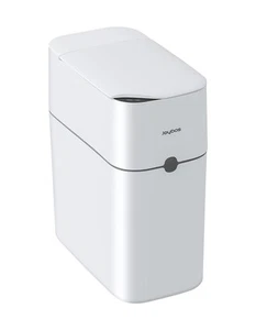 Bathroom Trash Can with Lid,3 Gallon Touchless Trash Bin,Plastic Slim Garbage... - Picture 1 of 8