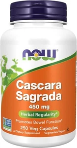 NOW Foods Supplements, Cascara Sagrada (Rhamnus 250 Count (Pack of 1) - Picture 1 of 7