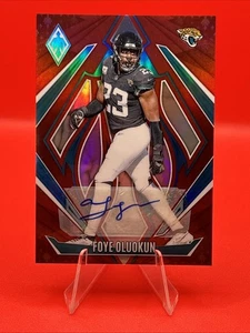 Foye Oluokun-Jags 2024 Phoenix Football Base Auto Plateado 18/99 #56 - Imagen 1 de 3
