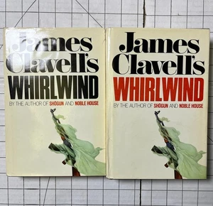 Whirlwind Vol 1 & 2 by James Clavell Book Club Edition 1986 HC/DJ Set Ships Fast - Imagen 1 de 7