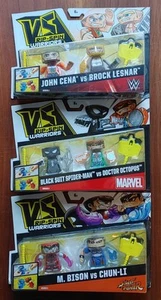 3x Vs Rip Spin Warriors MARVEL WWE Street Fighter Collection New In package. - Picture 1 of 1