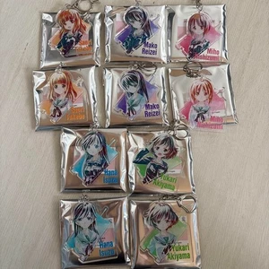 Girls und Panzer figure acrylic key chain Lot 10 set mascot anime Japan m635 - Picture 1 of 8