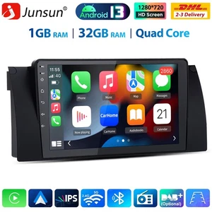 9" Für BMW X5 E53 2000-2007 Android 13 Autoradio GPS Navi WIFI BT DAB+ SWC DSP - Bild 1 von 15