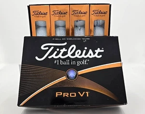 Pelotas de golf Titleist Pro V1 una docena (paquetes de 4-3) ¡Nuevas de fábrica! - Imagen 1 de 10