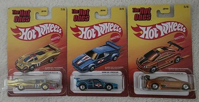 LOTE DE 3 HOT WHEELS 2025 THE HOT ONE - PORSCHE 917 HONDA CIVIC SI BMW M1 PROCAR Foto 1 de 4