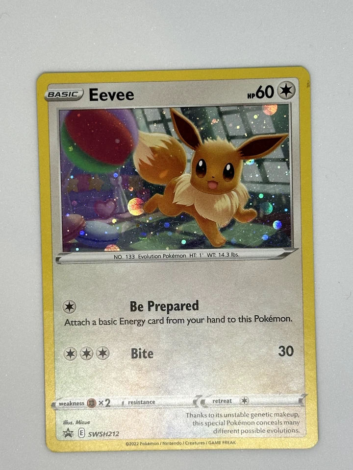 Eevee Swsh212 Swsh: Sword & Shield Promo Cards Holo Pokémon TCG - Image 1 of 2