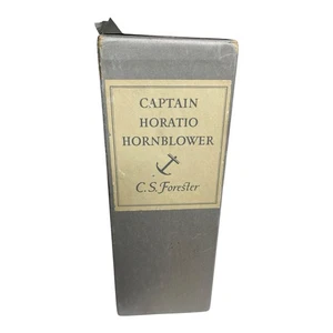 Captain Horatio Hornblower Box Set 3 Volumes HC Forester 1939 Little Brown VNTG - Foto 1 di 3