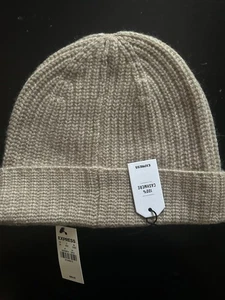 Express 100% Kaschmir Beanie Beige Neu Mit Etikett - Bild 1 von 3