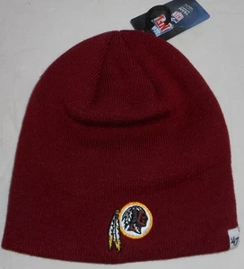 WASHINGTON REDSKINS  '47 BRAND WINTER KNIT HAT YOUTH KIDS 8-20 BEANIE NWT MAROON - Picture 1 of 1