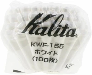 JAPÓN Filtro de café por goteo Kalita Wave blanco para 1-2 / 2-4 porciones 100 filtros x 2 - Imagen 1 de 8