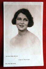 CLAIRE ROMMER 1920’ RARE VINTAGE POSTCARD PHOTO ROSS 1610/2