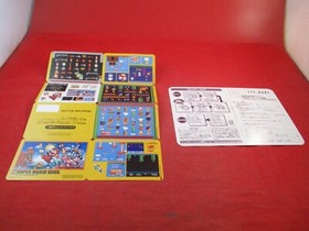 Super Mario Bros. Nintendo Famicom History Book Promo Sticker Sheet