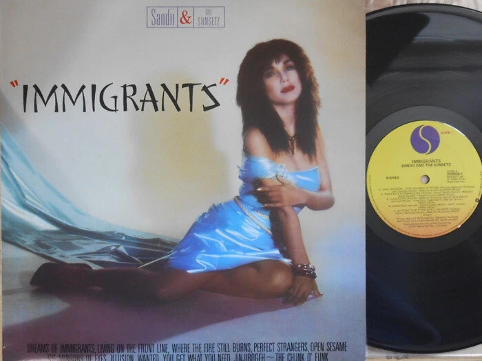 Sandy & The Sunsetz ORIG OZ LP Immigrants NM ’82 New wave David Sylvian - Image 1 of 1
