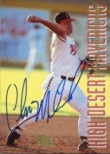 1994 High Desert Mavericks CHRIS MALINOSKI Signed Card EXPOS LA CROSSE, WI